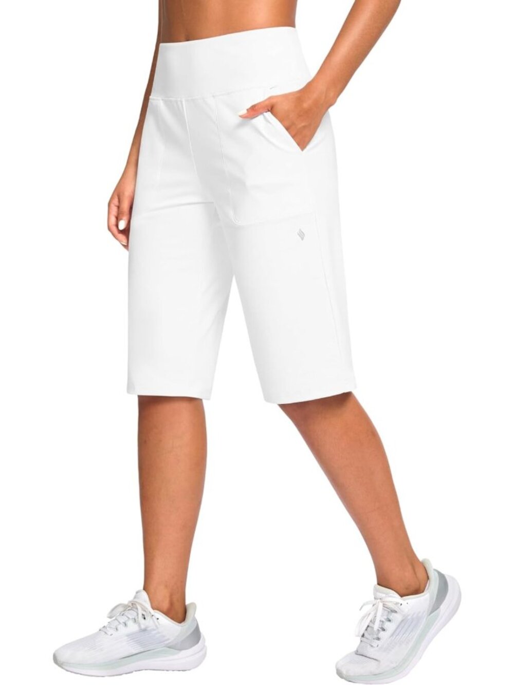 Stylish 14"/12" Long Shorts for Women - Comfortable, Versatile Summer Fashion